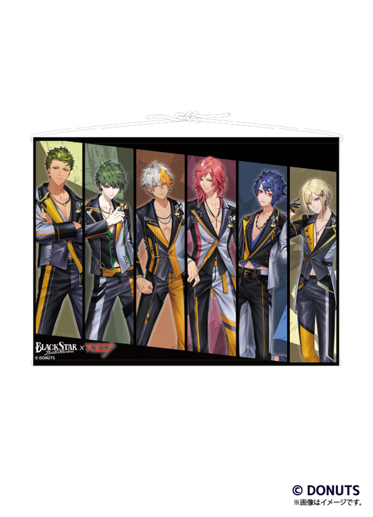 【ブラックスター】A3タペストリー　TeamBver.