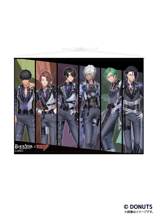 【ブラックスター】A3タペストリー　TeamCver.